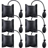QORVA-6 Pcs noir 150x163 cm Coussin De Levage, Coussin Levage, Coussin Gonflable Bricolage, Coussin De Montage Coussin D'air, Coussin D'air Gonflable, Coussin D'air Levage Coussin