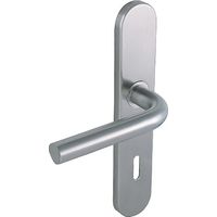 Poignée de porte intérieure - Linox - Vachette - Gris - Clé L - 195 mm