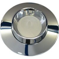 Wasserzählert Abdeckung chrom mit Blinddeckel passend zu Allmess, Minol MB 2/MB 3, Deltamess