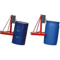 Pince à fût verticale automatique sur fourreaux - Fût métallique ou plastique à rebord 220L - Charge max 500kg - 840005693