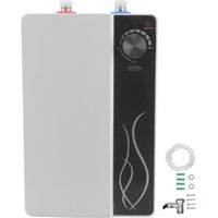 8L électrique Mini réservoir chauffe-eau,chauffe-eau électrique,avec sortie d'eau supérieure,pour cuisine EU 220 V,blanc