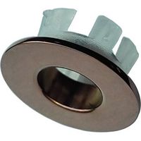 Coperchio di troppo pieno per lavabo in ottone, marrone