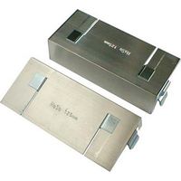 Protector de boca aluminio para torno, con resorte de fijación, Ancho de las bocas : 100 mm