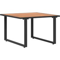 Table basse,Table d'appoint,Table de Salon Marron Acier CFW46014