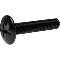 Spezialschrauben M6x30 passend zu Schrankrohrlager Oval 4/5/6, Stahl schwarz matt verzinkt - 100 Stück