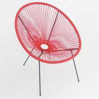 Chaise Vintage rouge - talla