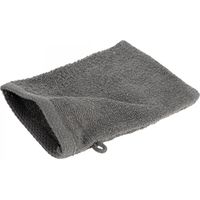 Eurofirany SMOOTH 1 Baumwollhandtuch-Waschhandschuh 16 x 21 cm dunkelgrau