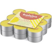 True Citronella bougies à chauffe-plat pack de 18