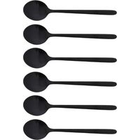 Jean Dubost - Cuillère à café Anuradha noire (lot de 6)