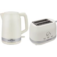 Hamilton Beach Ella Kettle & Toaster Set Latte