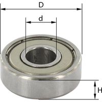 Roulement à billes EDESSÖ diamètre 13 x 5 x 5 mm