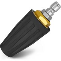 Turbo Nozzle for Pressure Washer, Pressure Washer Nozzles, 4000PSI 4.0GPM Quick Release Power Washer Stainless Steel, Rotating Turbo Nozzle with 1/4" Quick Connectors for Car & Outdoor