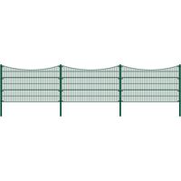 Matszan doppia asta MORATA Tal, recinzione da giardino, recinzione in stuoia Altezza: 120 cm/Lunghezza: 30 m 1x palo angolare