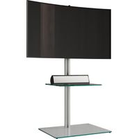 TV Standfuß Glas Fernseh Ständer Alani