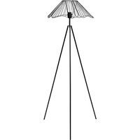 Lampadaire filaire métal Hibiscus noir Ostaria
