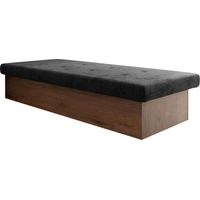 Cama Dover 100, Fresno oscuro, Individuales, 80x190, 80x190x39cm