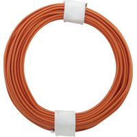 Donau Elektronik 105-7 Schaltdraht 1 x 0.20 mm² Orange 10 m