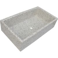 Pila, Pilón, Fregadero o Lavadero de piedra dálmata de 91x53x22 cm.