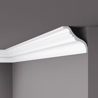 Eckleiste NMC TI NOMASTYL Noel Marquet Zierleiste Stuckleiste Zeitloses Klassisches Design weiß 2 m