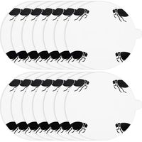 Disques de recharge pour pièges à puces - Lot de 36 plaques de colle adhésive naturelle de 10.9 cm, non toxique, compatible avec la plupart des pièges à puces.
