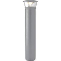 Borne potelet extérieur LED 16W alu gris rond Ø 220 H900mm 4000K 770lm 230V non-dimmable IK10 IP65 Circled Soft SG LIGHTING