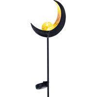 Design LED luce solare illuminazione esterna decorazione plug lamp moon design