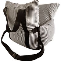 VERCART Seggiolino portatile per cani, seggiolino imbottito per cani, seggiolino rimovibile per cani di piccola e media taglia,52x52cm