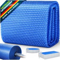 tillvex Lámina solar para piscina rectangular 732x366 cm, lona solar, calefacción solar, cubierta solar, calefacción de piscina, lona térmica
