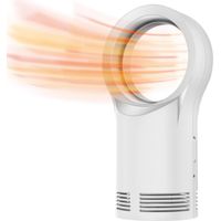 400 W Mini energieeffizienter Keramik-Heizlüfter, 3 Sekunden schnelles Aufheizen, Kipp- und Überhitzungsschutz, geeignet für Badezimmer, Büro, Wohnzimmer (weiß)