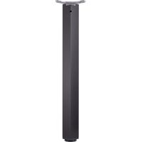 Legs TA001 Tischbein, 820R/60x60mm, mattschwarz Centrale Brico