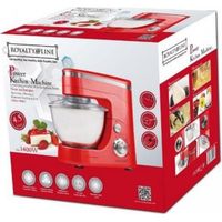Amasadora Batidora 5 Litros Con Motor De 1400W Color Rojo