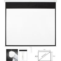 Pantalla Proyeccion Manual 100in 4:3
