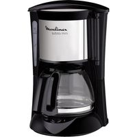 Subito-6 tasses-600 W- Anti-gouttes - Porte-filtre pivotant - Noir inox - MOULINEX