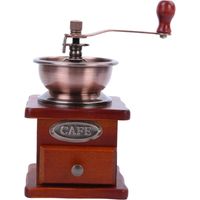 Moulin à café manuel, moulin à café à manivelle, style vintage, moulin à café à main, moulin à rouleaux, moulin à café classique, moulin à café à manivelle pour café filtre, cafetière à piston