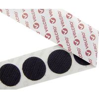 VELCRO® E28801533011425 Pastilles rondes auto-agrippantes à coller partie crochets (Ø) 15 mm noir 1300 pc(s)
