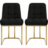 CAIziChaises rembourrées, chaises pour chambre à coucher et coiffeuse, chaises de cuisine, chaises de salon, chaises de bureau, chaises de salle d’attente (seulement 2 chaises)