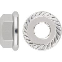 DIN-6923 A2 - DADO FLANGIATO Zigrinato A2 M10 (250 pz.)