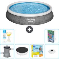 Bestway Piscina Bestway Fast Set Redonda - 396x84 cm - 7-piezas S178