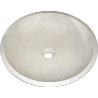 ONDEE ZEN - Vasque bol à poser GELA - 44cm - Crème - Terrazzo - Sans trop plein