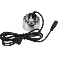 Fontaine à jets d'eau ultrasoniques pour bassin, 12 LED