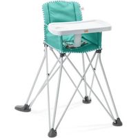 BRIGHT STARS Pop N Dine - Hochstuhl für Babys, klappbar, tragbar, leicht, leicht zu reinigen, mit Tragetasche inklusive