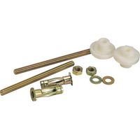 2er-Set Befestigungen für Hohlwandspüle + Dübel, L.2 X H.3,6 cm SANS MARQUE