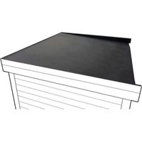 PGH Premium EPDM Dacheindeckung Nr. 19 - 4 x 4 m Zubehör aus Kunststoff in Schwarz