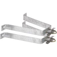 HDSAT PAIRE D'ETRIERS Fixation Murale Déport 30 cm mat antenne tv tnt sat