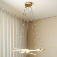 Lampe de plafond, doré, 50W, éclairage LED, pour salon chambre, éclairage intérieur, salon chambre salle à manger