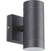 Aplique negro VENICE Exterior doble haz GU10 IP54