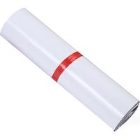 Enveloppes d'expédition en plastique blanc opaque, 100 pièces par paquet, pour l'emballage, les colis, les vêtements, les sacs postaux et les enveloppes d'envoi.