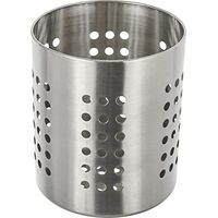 Zeller 27340 - Portautensili da Cucina in Acciaio Inox, ø 12 x 13 cm