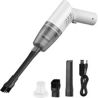Aspirateur sans fil portatif, aspiration puissante, aspirateur rechargeable par USB, mini aspirateur eau et poussière