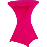 Housse de Table de bistrot - Mange Debout - Deco Cocktail - Stretch Spandex (rose rouge) 60cm×110cm